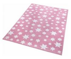 Kinderteppich, Jeans Star, Wecon home, rechteckig, Höhe 8 mm, rosa, Kinder