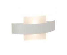 Brilliant Leuchten Solution LED Wandleuchte 26cm quadratisch weiß, weiß