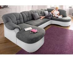 DOMO collection Wohnlandschaft, grau