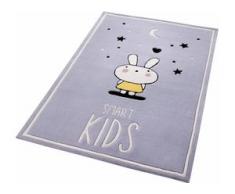 Kinderteppich, Conny, SMART KIDS, rechteckig, Höhe 10 mm, handgetuftet, grau, Kinder