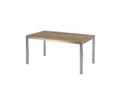 Diamond Garden Barletta Tisch Edelstahl/Teak 150x90 cm
