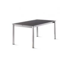Sieger Ausziehtisch Aluminium/Vivodur Graphit/Schiefer Anthrazit