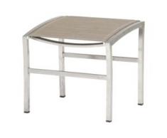 4Seasons Nexxt Fußhocker Edelstahl Mocca