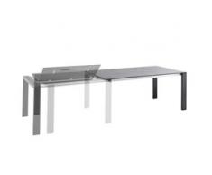 Solpuri Fly Ausziehtisch Aluminium HPL-3D Volcano Grey