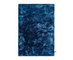 benuta ESSENTIALS Hochflor Shaggyteppich Whisper Blau 140x200 cm - Langflor Teppich für Wohnzimmer