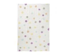 benuta KIDS Waschbarer Kinderteppich Bambini Dots Beige 120x180 cm - Waschbarer Teppich für Kinderzimmer