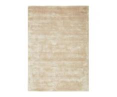benuta ESSENTIALS Viskoseteppich Donna Beige 120x170 cm - Moderner Teppich für Wohnzimmer