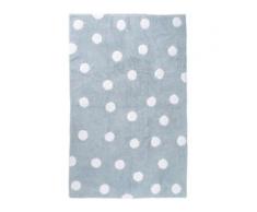 benuta KIDS Waschbarer Kinderteppich Bambini Dots Blau 120x180 cm - Waschbarer Teppich für Kinderzimmer