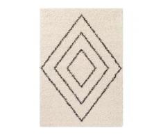 benuta ESSENTIALS Hochflorteppich Beni Cream 120x170 cm - Berber Teppich
