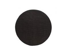 benuta NATURALS Teppich Sisal Schwarz ø 160 cm rund - Naturfaserteppich aus Sisal