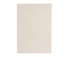 benuta ESSENTIALS Waschbarer Hochflor Shaggyteppich Lahty Weiß 80x150 cm - Bettvorleger für Schlafzimmer