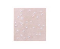Lytte Waschbarer Kinderteppich Inka Triangles Rosa 150x150 cm - Teppich für Kinderzimmer
