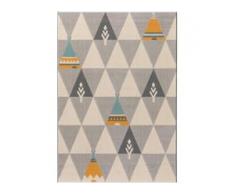 benuta KIDS Kinderteppich Juno Beige 120x170 cm - Teppich für Kinderzimmer