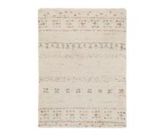benuta TRENDS Hochflorteppich Gobi Beige 80x150 cm - Berber Teppich