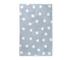 benuta KIDS Waschbarer Kinderteppich Bambini Dots Blau 120x180 cm - Waschbarer Teppich für Kinderzimmer
