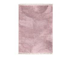 benuta ESSENTIALS Hochflor Shaggyteppich Ava Rosa 80x150 cm - Bettvorleger für Schlafzimmer