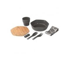 Robens - Leaf Meal Kit - Geschirr-Set Gr 20 x 18.3 x 5.5 cm grau/schwarz/beige