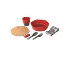 Robens - Leaf Meal Kit - Geschirr-Set Gr 20 x 18.3 x 5.5 cm rot/beige/grau