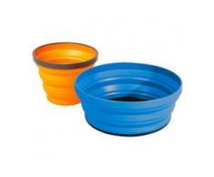 Sea to Summit - X-Set (2-teilig) - Geschirrset Gr One Size blau/orange