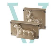 Dr. Oetker Vorteils-Set "Goldige Backformen Hase & Lamm", 2-teilig