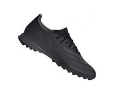 adidas Fußballschuh X Ghosted.3 TF Kunstrasen schwarz/grau