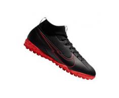 Nike Kinder Fußballschuh Mercurial Superfly VII Academy TF Kunstrasen schwarz/rot