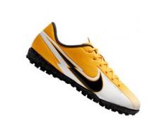Nike Kinder Fußballschuh Mercurial Vapor XIII Academy Jr TF Kunstrasen orange/schwarz