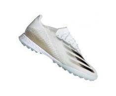 adidas Fußballschuh X Ghosted.1 TF Kunstrasen weiß/gold