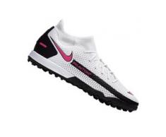 Nike Fußballschuh Phantom GT Academy Dynamic Fit TF Kunstrasen weiß/pink