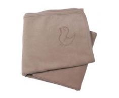 Living Crafts - Kids Baby Fleece-Decke aus Bio-Baumwolle - taupe