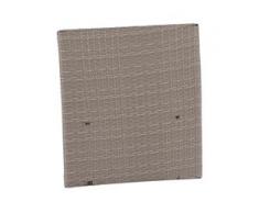 1x Seitenteil für Poly-Rattan Sofa Siena, modulare Gastronomie-Qualität ~ grau