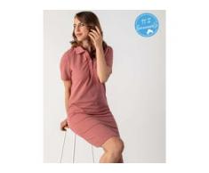 Helena Vera Polo Piqué Kleid mit Knopfleiste