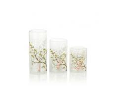 Lumesso Design Glas Windlichter 3er-Set