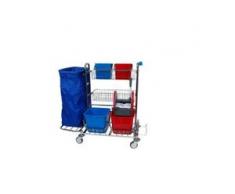 Meiko Systemwagen I, Stabiler und variabler Reinigungswagen, mit Müllsackhalterung 1 x 120 l