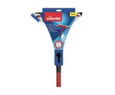 Vileda Profi Fensterwischer mit Teleskopstiel, Zur streifenfreien und schnellen Reinigung, 1 Packung = 1 Stück