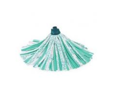 LEIFHEIT Classic Mop Ersatzkopf, Wischmop ideal für große Flächen, Treppen und Ecken , 1 Ersatzkopf viscose plus mit Universalgewinde
