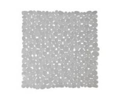 WENKO Paradise Duscheinlage, 54 x 54 cm, Duscheinlage mit Rutschstopp-Struktur für höchste Sicherheit, Farbe: taupe