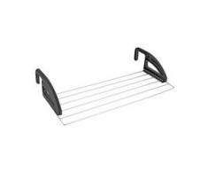 Metaltex Click Heizungs- und Balkonwäschetrockner, Wäscheständer mit Epotherm®-Beschichtung für Heizkörper, Türen oder Balkon, Maße: 60 x 23 cm