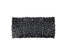 WENKO Paradise Wanneneinlage, 71 x 36 cm, Wanneneinlage mit Rutschstopp-Struktur für höchste Sicherheit, Farbe: schwarz
