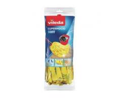Vileda SuperMocio Soft Wischmop Ersatzkopf, Ersatzkopf für SuperMocio Wischmop, 1 Packung = 1 Stück