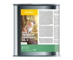 eukula® euku premium hardwax oil+ Pflegeöl, extramatt, Zur Grundbehandlung abgeschliffener Holz-, Parkett- und Korkböden & OSB-Platten, 2,5 l - Dose