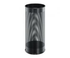 DURABLE Metall Schirmständer, 28,5 Liter, Formschöner Ablagekorb für Schirme, Farbe: schwarz