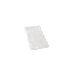 WENKO Florida Wanneneinlage, 70,5 x 36,5 cm, Wanneneinlage mit Rutschstopp-Struktur für höchste Sicherheit, Farbe: weiß
