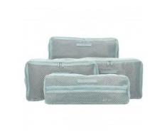 Horizn Studios Wäschebeutel Schuhbeutel Set 4tlg. marine green