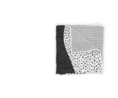 Iso Kinder-Tagesdecke (130 x 180 cm), Schwarzweiss
