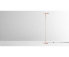Tina LED-Deckenfluter, Holz und Rosa