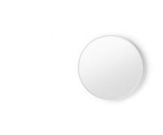 MADE Essentials Bex runder Spiegel (55 cm), Weiss