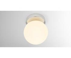 Apollo LED-Badleuchte, Chrom und Milchglas