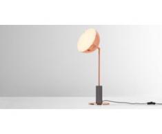 Lumo Tischlampe, Kupfer und Anthrazit