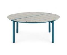 MADE Essentials Pino Loungetisch, Blaugruen